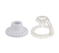 3D Pen Holder Base Bracket Stand Root 3D Printing Pen Accessories Plastic High Temperature Resistant White Transparent 2PCS