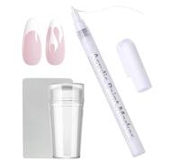 3D Pen White Nail Polish Nail Art Pen DIY Paint Pen Nail Art Graffiti Nail Tip Nail Art Beauty Decorate Manicure Tools Graffiti Pens Brush Nail Design for Women DIY