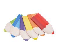 3D Pencil-Shaped Wall Padding for Kids, 6 PCs 25×50cm Wall Cushion Padding Anti-Collision for Kids, Playroom Walls Protection (Multi-Coloured)