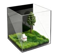 3D Pet Holographic House, Acrylic Interactive Keepsake, 3D Pet Hologram Projection Box, for Dog Cat Owner Remembrance Sympathy Home Decor Shelf Display