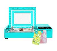 3D Phone Case Heat Press Machine, Sublimation Machine Kit for Phone Cases with Molds & 20 Shells, Precise Temp/Time Control for Custom Personalized Cases