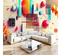 3D Photo Wall Mural Modern Three-Dimensional Non-Woven Wallpape Affordable Luxury Minimalist Decoration Poste Premium Photo Wallpaper Wall Art for Living Room Bedroom W250xH175 32f64
