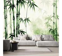 3D Photo Wallpaper Bamboo Modern Wall Mural Non-Woven Poster 400x280 cm Nature Scenery Wall Art Wallpaper Decoration for TV Background Living Room Bedroom R-334