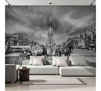 3D Photo Wallpaper Delft Netherlands Print Wall Murals, Historical Buildings Non-Woven Wall Mural, Decoration Poster Picture Design Modern Mural 200x140 cm (WxH) for livingroom Kids Bedroom 14U-20