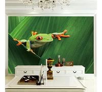 3D Photo Wallpaper Frog Mural Living Room Kitchen Dining Room Decoration Wall Art Painting Wall Sticker 350cm×256cm