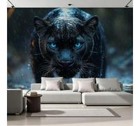 3D Photo Wallpaper Leopard Print Wall Murals, Wild Animals Non-Woven Wall Mural, Decoration Poster Picture Design Modern Mural 300x210 cm (WxH) for livingroom Kids Bedroom22U-22
