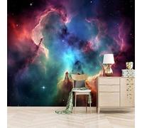 3D Photo Wallpaper Mysterious Universe and Starry Sky 150(W) x105(H) cm Wall Mural Fantasy Universe Style Non-Woven Peel and Stick Self-Adhesive Home Decoration Bedroom Kitchen Wall Paper-96841
