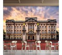 3D Photo Wallpaper Palace United Kingdom Wall Mural Decoration Poste Classical Landscape Premium Non-Woven Wall Mural Wallpaper Wall Art for Living Room Bedroom W366xH254 22f60