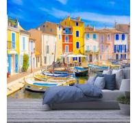 3D Photo Wallpaper Self-Adhesive Mural Urban Architectural Landscape 350(W)X256(H)Cm Children'S Room Bar Office Living Room Restaurant Clothing Shop Corridor Hotel Wall Decoration Wall Art Wal-3324145