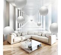 3D Photo Wallpaper Three-Dimensional Long Corridor Wall Mural Decoration Poste Extension Geometry Premium Non-Woven Wall Mural Wallpaper Wall Art for Living Room Bedroom W200xH140 19yf7
