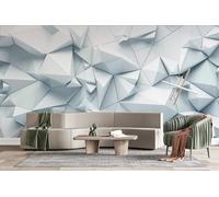 3D Photo Wallpaper Three-Dimensional Pleated Wall Mural Decoration Poste Modern Minimalist Style Premium Non-Woven Wall Mural Wallpaper Wall Art for Living Room Bedroom W250xH175 18yf365