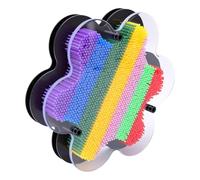 3D Pin Art Toy Colorful Flower Shaped Interactive Palm Board Sensory Toy