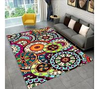 3D Plants And Flowers Geometry Area Rug Floor Door Mat Carpet Bottomless Hole Optical Illusion Area Rug, Anti-Skid Non-Woven Doormat For For Living Room Bedroom Kitchen 100 X 200 Cm, Ea -365609612830