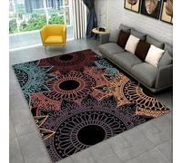 3D Plants And Flowers Geometry Area Rugs, Large And Simple Living Room Carpet, Carpet Mat Wear-Resistant And Non-Slip Apply To Cafe Office Nursery College Dorm, 60 X 90 Cm - Easy Clean /5240681100047