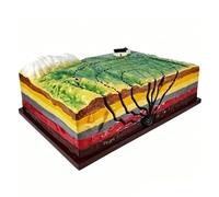 3D Plate Tectonics Model - Geology Teaching Aid for Classroom
