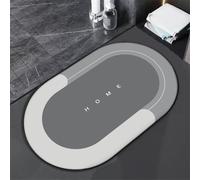 3D Plush & Diatomaceous Earth Bath Floor Mat, Non-Slip Floor Mat Carpet Rug Welcome Doormat Indoor Decor Rug Door Mat Foot Mat for Front Door Entrance Bedroom Living Room Decoration,09,60*90cm