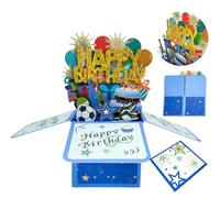 3D Pop Up Birthday Card,Birth/day Greeting Ca/rd with Envelope,3D Birthday C/ard,Birthday Card for Her,Happy Birt/hday Bunch,Happy Birthday Car/d with Envelope and Message C/ard,Personalised Gift