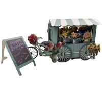 3D Pop Up Birthday Card Flower Cart