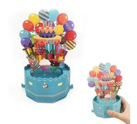 3D Pop Up Birthday Cards - Balloons Pop- Up Greeting Card with Envelope for Husband Wife Mum Dad Friends Kids
