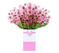 3D Pop up Card Greeting Cards-Thank You Bouquet Cards,3D Pop up Anniversary Cards for Couples,Flower Greeting Card for Wife Her or Him 3D Gift Cards for Women Mother's Day Cards,Gift Cards for Her Him