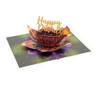 3D Pop Up Card Happy Diwali Card, Handmade Card, Greetings Card, Diwali Gift, Diya Rangoli, Hindu Design