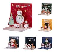 3D Pop Up Card With Envelope, Pop Up Mini Cards for Children, handmade Greeting Cards for Christmas, Pop Up Christmas Cards, Christmas Card 3D for Holiday Postcards Christmas Day Gifts