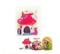 3D Pop Up Cat Birthday Card Mushroom House Daughter Granddaughter