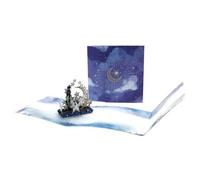 3D Pop Up Ferris Wheel Cake Star Moon Ice Castle Greeting Card Valentine Christmas Envelope Birthday Invitation