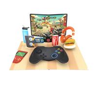 3D Pop-Up Gamer Card - Video Game Controller and Console Scene - Handmade Greeting Card for Boys, Teens, or Gamers - Birthday or Level-Up Gift with Envelope - 12.7 x 17.8 cm