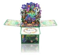 3D Pop Up Halloween Card Halloween Ghosts Holiday Greeting Cards with Envelop and Note Card, Funny Decorations Indoor Gifts for Happy Birthday Family Party Decor