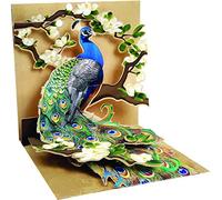 3D Pop Up Peacock And Magnolias, Birthday, Mother's Day, Anytime Gift