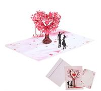 3D PopUp Anniversary Card, 3D Love Tree Hearts Couple Wedding Card, I Still Do Love Tree Hearts Couple WeddingCard for Her,Him,Gift for Wedding,Anniversary, Valentines