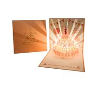 3D Popup Greeting Cards - Popup Happy Birthday Card,Greeting Postcard Celebration Decoration for Sister Women Husband Kids Wife Daughter