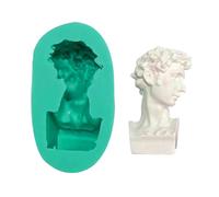 3D Portrait Sculpture Kitchen Baking Mold Silicone Cake Decorating Tools Fondant Chocolate Biscuits Mold Baking Molds for Oven Cakes Shapes