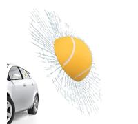 3D Prank Tricky Broken Glass Sticker - Car Styling Baseball Stereo Broken Glass Stickers Window Decal, Auto Windshield Decoration for SUVs Sedans, Sports Fans