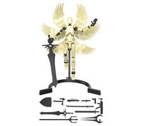 3D Print Action Figure - ABS 6.69x1.1x5.63in | 3D Printed Movable Assembly Figure | Decorative Multifunctional Articulated Robot Toy With Multiple Joints For Kids, Collectors, DIY Assembly, Home Displ