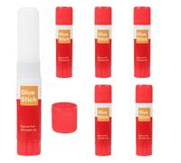 3D Print Adhesive Set, Improves Bed Adhesion, 6 Piece Glue Stick Kit, Solid Polymer Printing Aid with Anti Warp Bonding Formula, Build Plate Accessory for Printer 6.3x3.94x1.18 inches