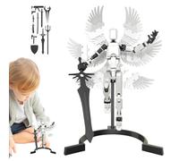 3D -Print Assembly Figures - Poseable Model Toys, Figurine Set, Articulated Parts Kit | Detailed 3D -Printed Characters with Fit Joints for Custom Painter