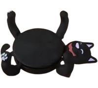 3D Print Cat Coasters, Funny Cats Cup Holder For Drinks, Creative Coasters Cat Mug Holder, Coffee Table Decor For Pet Lovers Black