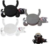 3D Print Cat Coasters, Funny Creative Coasters in the Shape of Cats, Novel and Cute Cat Mug Holder, Home Decor Tabletop Protection for Coffee & Tea, Funny Cats Cup Holder For Drinks (Mixed 3pc)