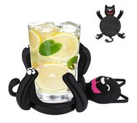 3D Print Cat Coasters, funny Cup Holder, Creative Cute Cat-Shaped Drink Pads for Coffee Table Decor, Pet Lovers Gift