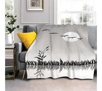 3D Print Double Size Throws Blanket Cartoon Landscape Comfort Soft Sofa Bed Flannel Blanket 128x152cm, Modern Fashion Design Style Children Adults Bedroom Decor - Travel Blankets 50"x60"