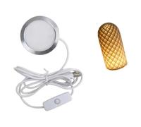 3D Print LED Lamp Set for Illuminated, Warm white | Purpose-Built LED Module, Round Form for Model Interiors, Added Light for a Decorative 3D-Printed Display