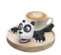 3D Print Panda Coasters That Hold The Cup, With Moving Legs, Funny Cup Holder Panda Gifts For Women, Housewarming Presents For Pet Lovers, Home Decorative Accessories