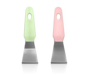 3D Print Scraper Tool Upgraded Metal 3D Printer Spatula with Comfortable Grip Remover Essential Tool for 3D Printing Model Supports No Clogger Printers Accessories for 3D Printing Projects Pink Green