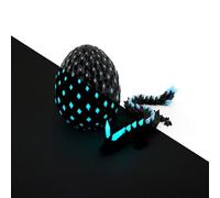 3D Print Surprise Dragons Eggs, Luminous 3D Dragons Eggs, Printer Articulated Animals Fidget Plaything, Surprise Animal Plaything, Ideal for Fun Desk Décor and Stress Relief