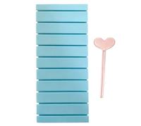 3D Printed 10 Compartments Foil Nail Paper Storage Box for Professional Women Mothers Apartment Home Living Room