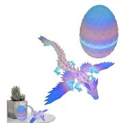 3D-Printed, 3D Dragon | Flying Dinosaur Figurines,Surprise Creative Stress Relief Toys Safe 360-Degree Rotating Joints for Easter Punches Birthday Teens Girls