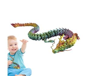 3D Printed , 3D Printed | with Flexible Joint - Fantasy Animal Figures, Gradient Home Decor, Desk Fidget Girls