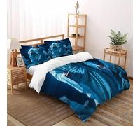 3D Printed Among Disciples Quilt Cover Single Girls Boys 3 Pcs Microfiber with Pillowcases With Zipper Closure King（220x240cm）
